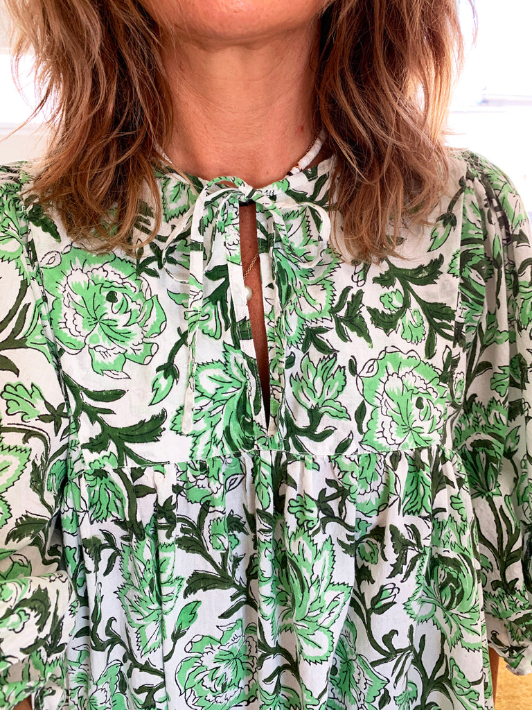 Chowchilla Vintage Arkie Dress "Ivy Green"