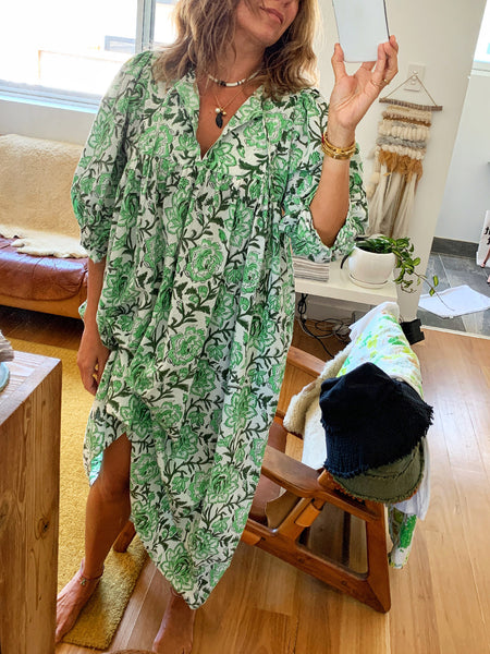 Chowchilla Vintage Arkie Dress "Ivy Green"