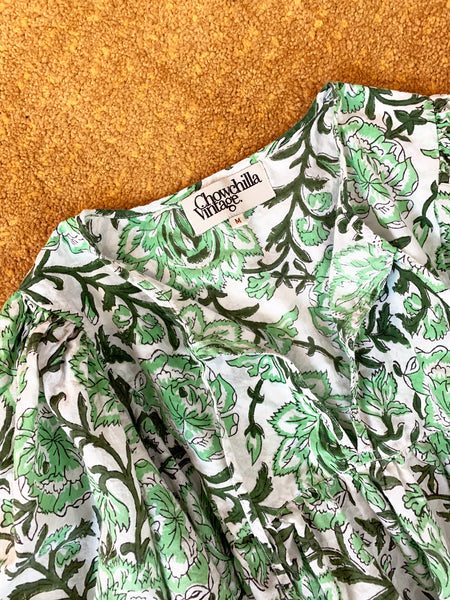 Chowchilla Vintage Arkie Dress "Ivy Green"