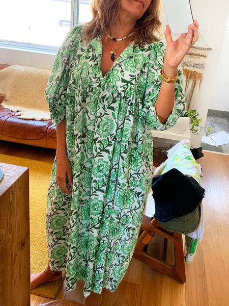 Chowchilla Vintage Arkie Dress "Ivy Green"
