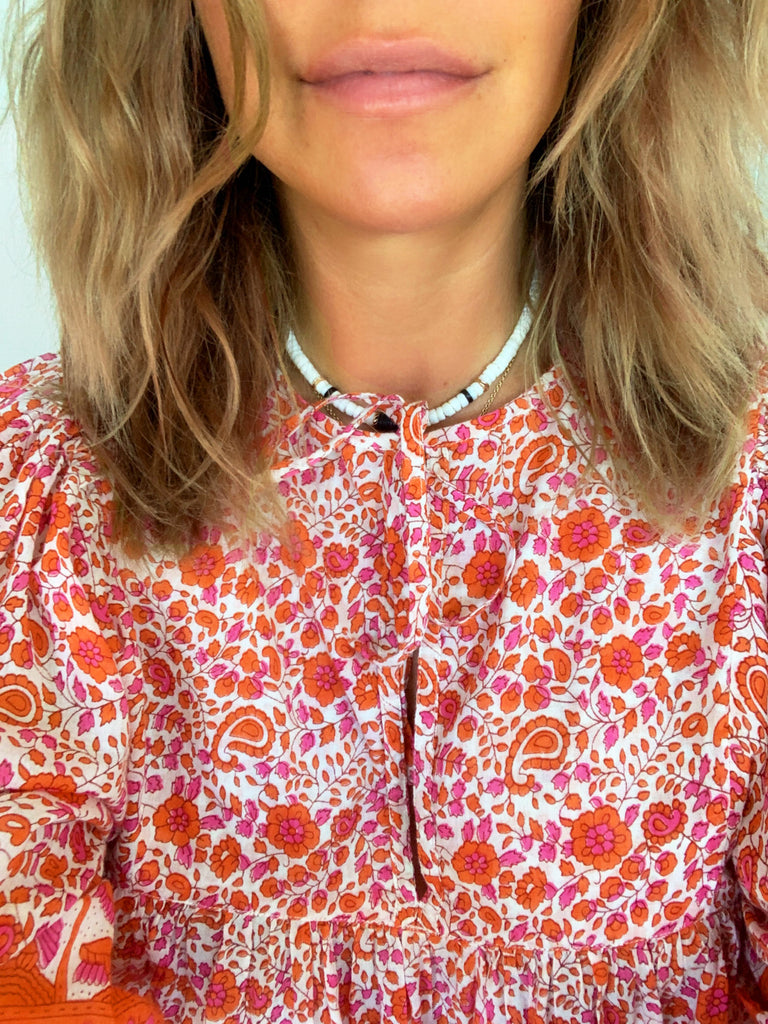 Chowchilla Vintage Arkie Dress "Tangerine" • LAST ONE (Size XS)
