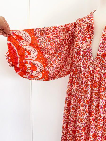 Chowchilla Vintage Arkie Dress "Tangerine" • LAST ONE (Size XS)
