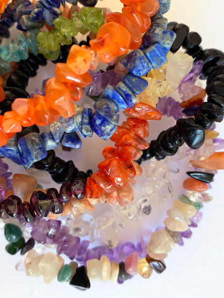 CHAKRA Cleansing Crystal Chip Bracelet