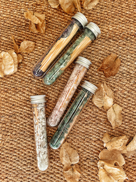 Crystal Infused Palo Santo Kit (Green Aventurine)