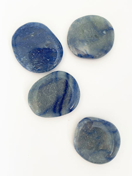 Palm Stone Crystal (Blue Aventurine)