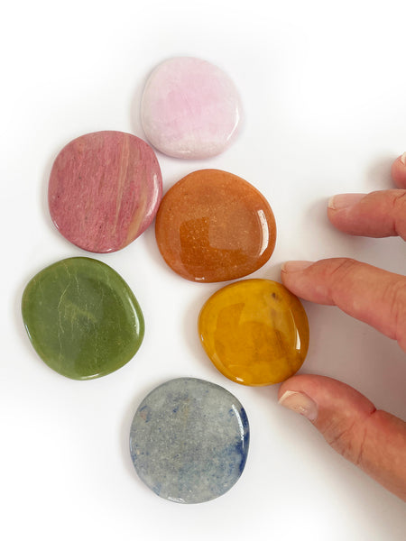 Palm Stone Crystal (Blue Aventurine)
