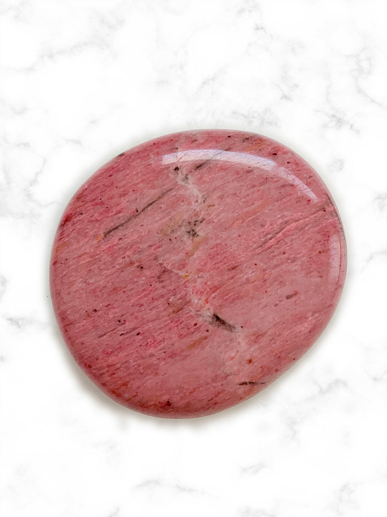 Palm Stone Crystal (Pink Petrified Wood Fossil)