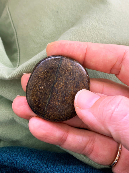 Palm Stone Crystal (Bronzite)