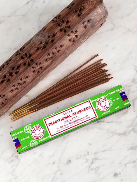 Satya Incense Sticks TRADITIONAL AYURVEDA • 15g