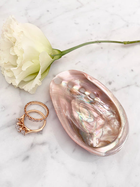 Small Red Natural Abalone Shell (7cm)
