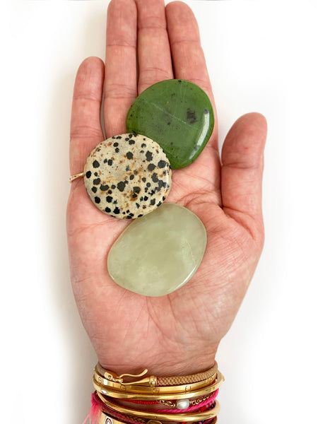 Palm Stone Crystal (Jade)