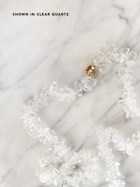 The Surfer Boy Necklace (Garnet)