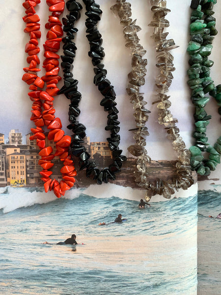 The Surfer Boy Necklace (Coral)