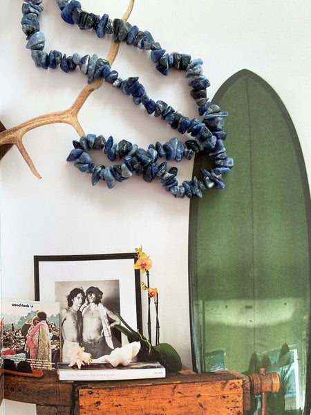 The Surfer Boy Necklace (Sodalite)
