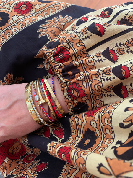 Chowchilla Vintage Indian GYPSET Blouse • "Anouk" • BACK IN STOCK
