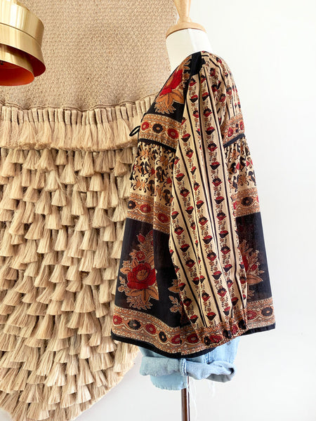 Chowchilla Vintage Indian GYPSET Blouse • "Anouk" • BACK IN STOCK
