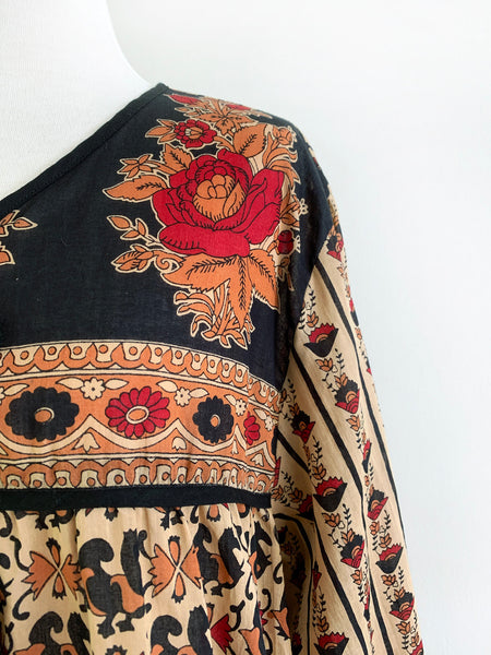 Chowchilla Vintage Indian GYPSET Blouse • "Anouk" • BACK IN STOCK