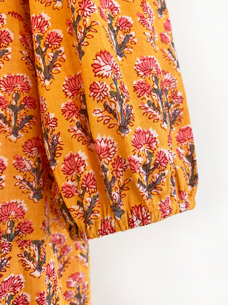 Chowchilla Vintage Tiered Prairie Dress "Amber" • LAST ONE (Size L)