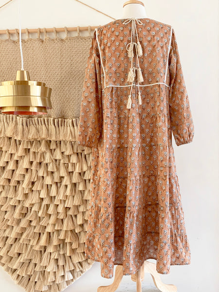 Chowchilla Vintage Tiered Prairie Dress "Chloe" • LAST ONE (Size XL)