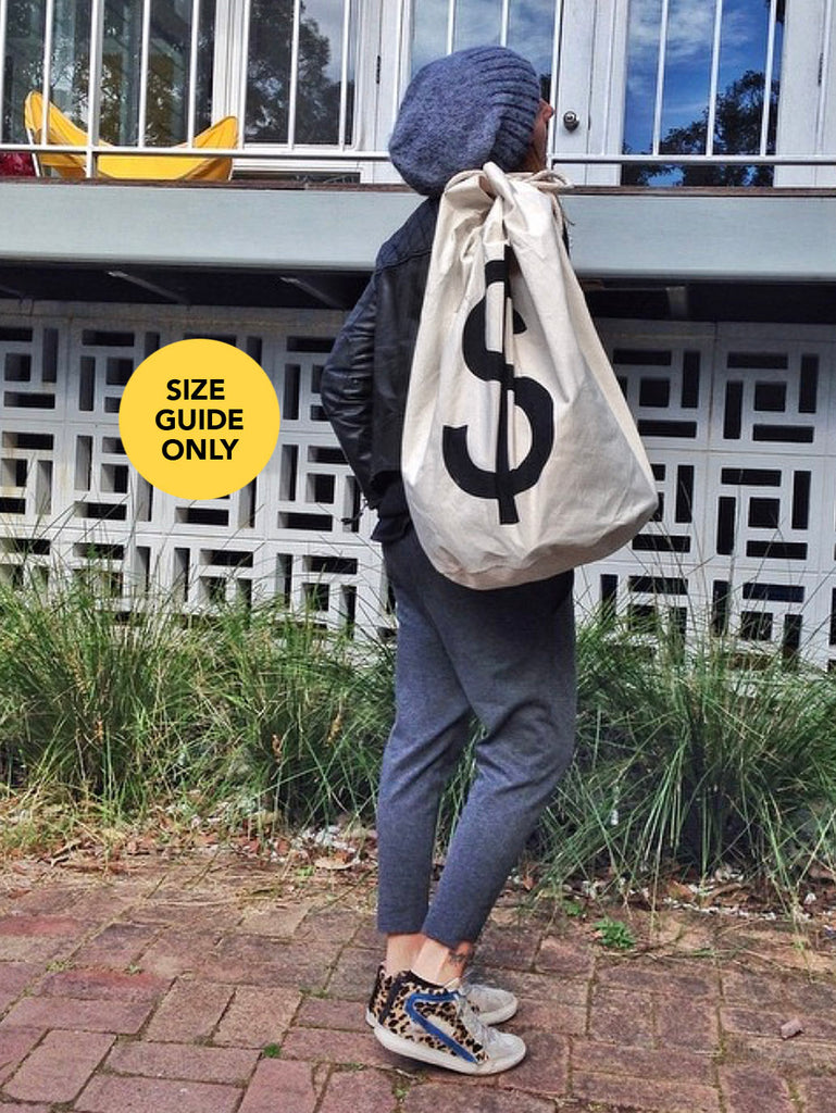 Canvas money top bags